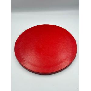 CAKE DRUM ROUND RED 30CM