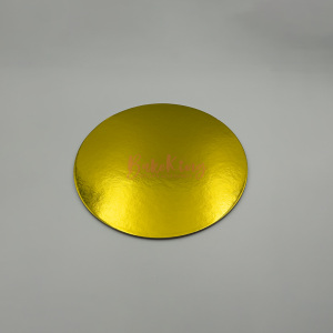 CAKE BASE ROUND GOLD