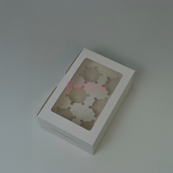 CUP CAKE BOX PAPER 6 HOLE - Image 2