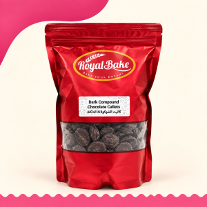 RoyalBake Dark Compound Chocolate Callets 1 kg