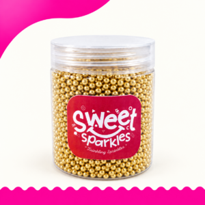 Sweet Sparkles Gold Sugar Pearls 2mm